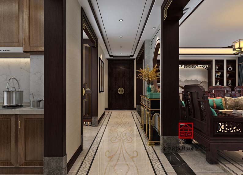 國賓壹號192平米新中式風格裝修效果圖