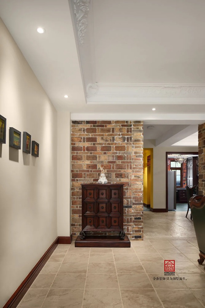 上山間400平米別墅美式風(fēng)格裝修實景