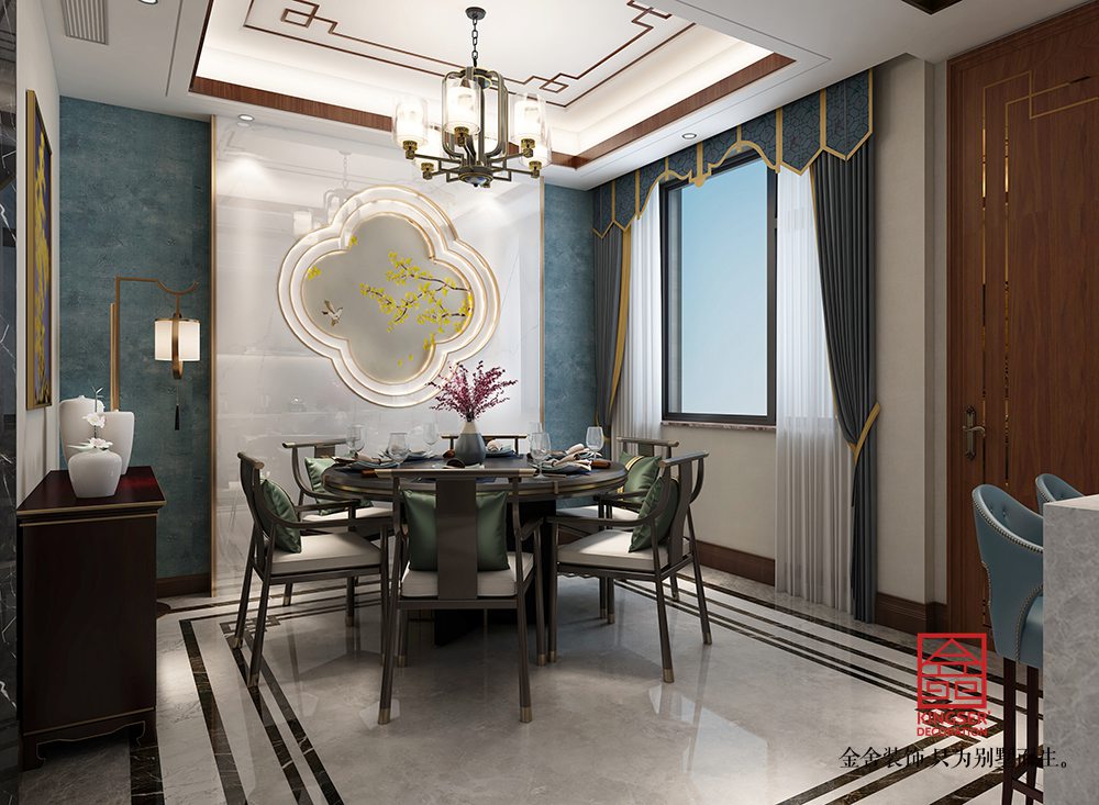 大者280平米新中式風格裝修-餐廳