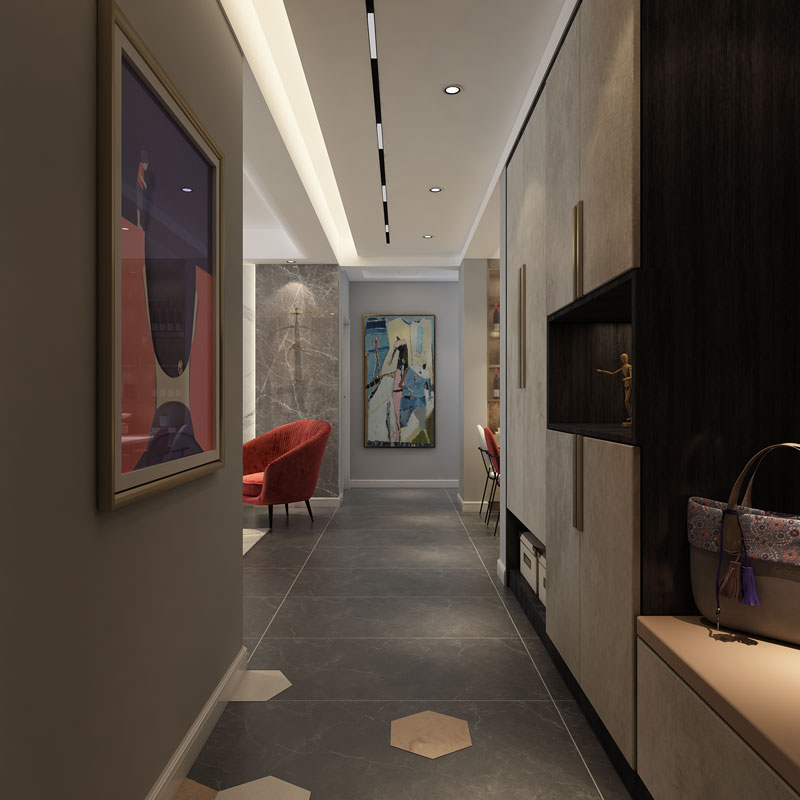 維多利亞三期135平輕奢風格效果圖