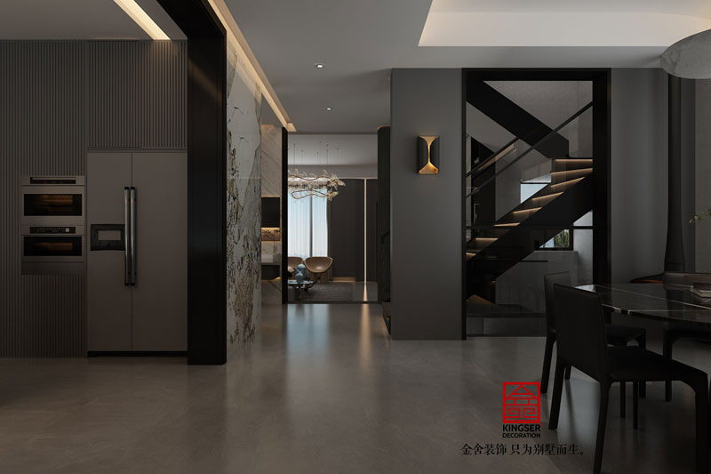 衡水南苑別墅裝修320平米現代風格效果圖