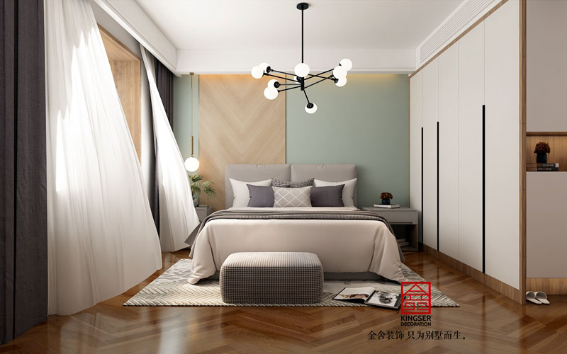 保利拉菲公館裝修設計-臥室