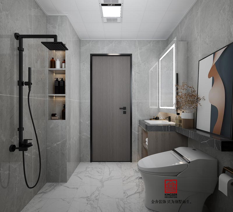 麗景藍灣114平米現代簡約風格效果圖