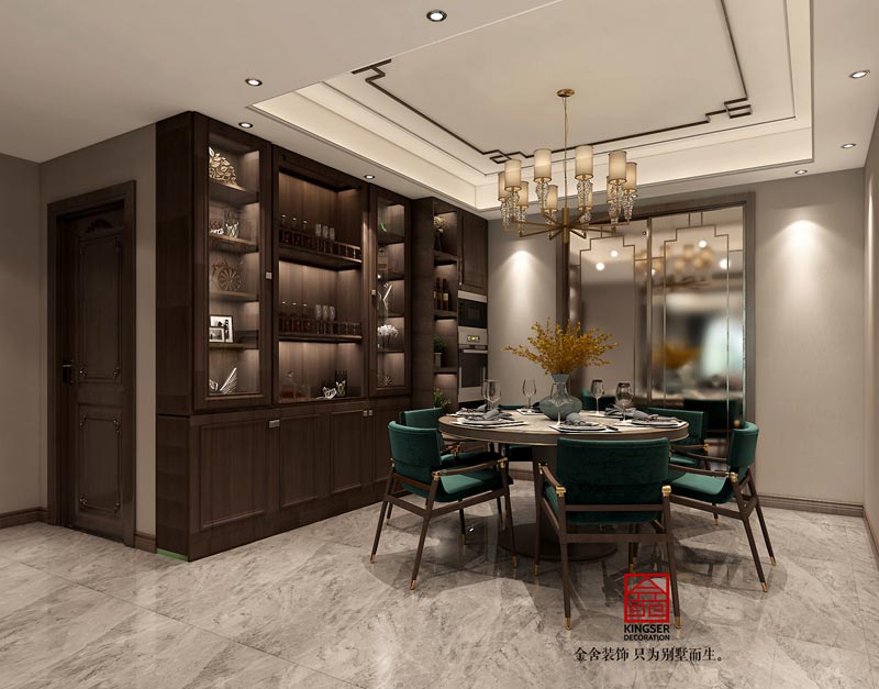 融創中心180平中式風格裝修