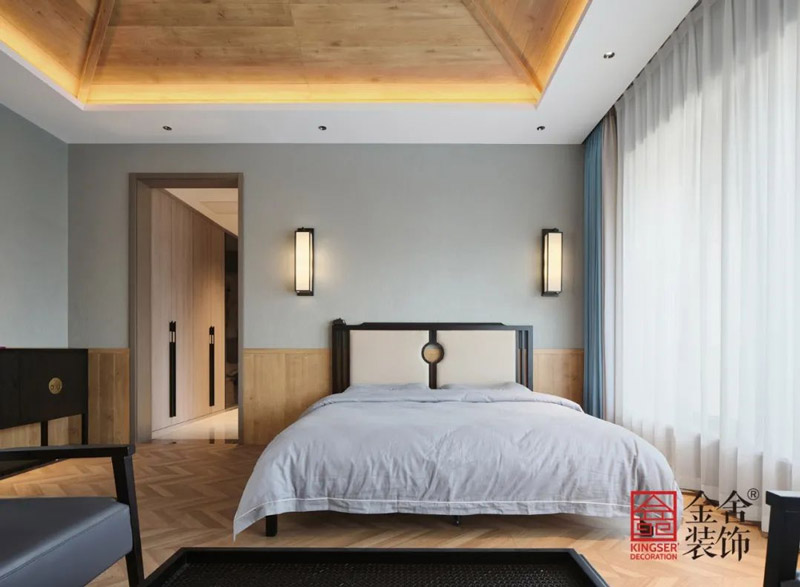 榮盛華府300㎡現代輕奢風格裝修實景圖