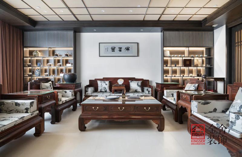 八馬茶業新中式風格裝修實景圖