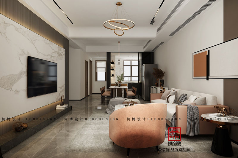 西山林語現代風格裝修效果圖