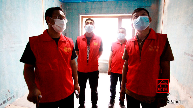 金舍裝飾董事長關注工程監督巡檢月