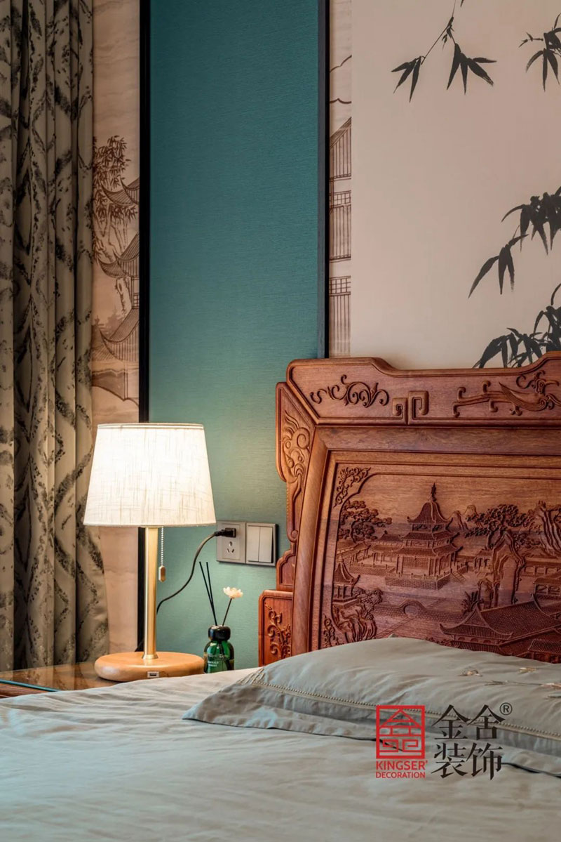 君悅府150㎡中式風格裝修實景