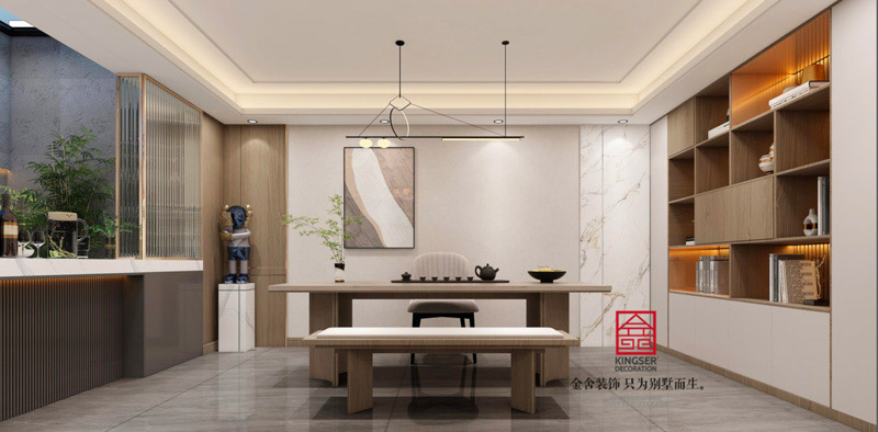 九里晴川下疊裝修現代風格效果圖