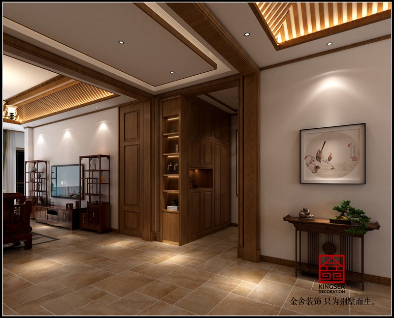 御河上院183平米中式風格裝修設計