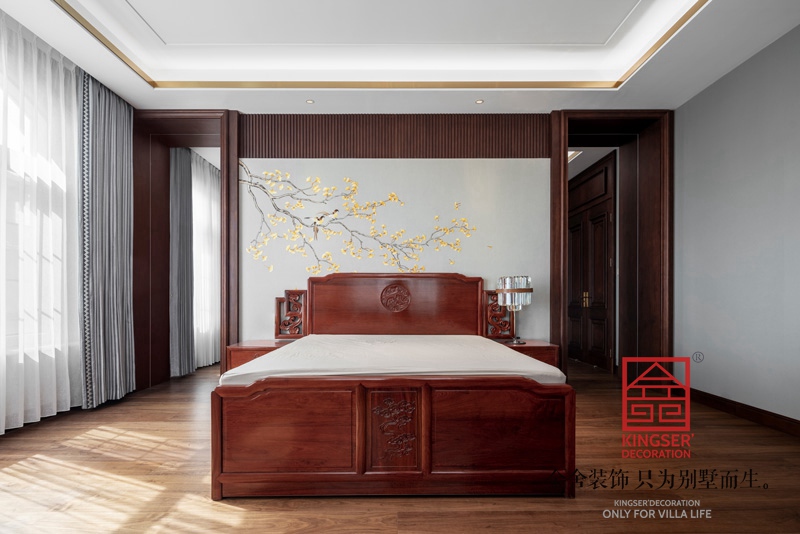 原河名墅新中式別墅裝修實景圖