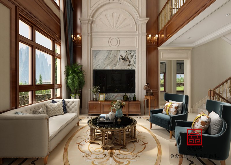 美式風格別墅裝修效果圖