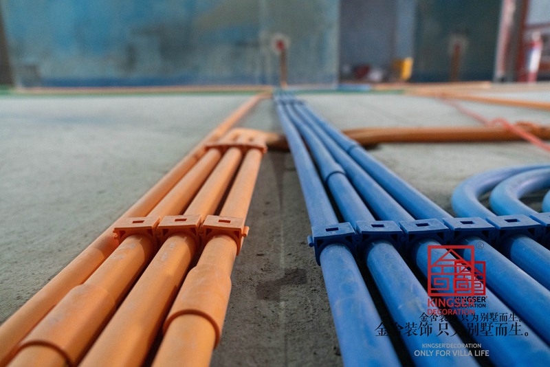 御河上院小區裝修施工水電階段