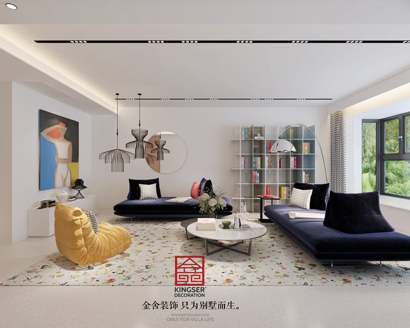 恒大華府極簡主義別墅裝修設(shè)計