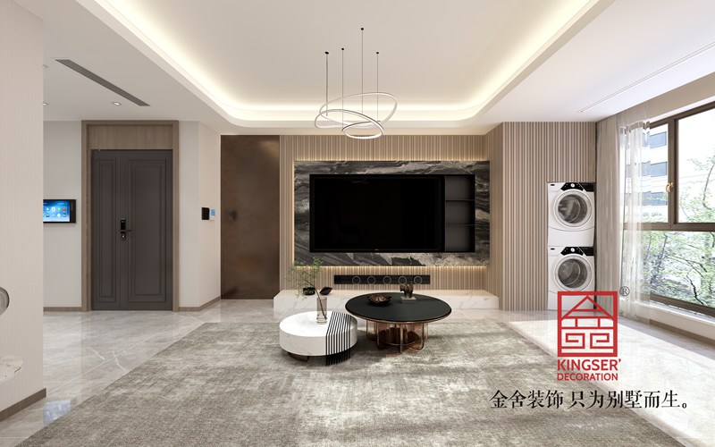 融創中心現代風格150平米裝修效果圖