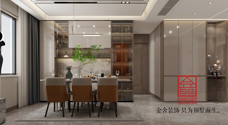 國赫天著現代風格餐廳裝修設計