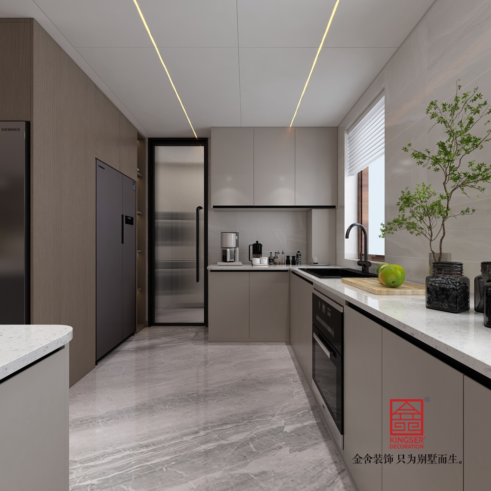 利航棠樾府174平米現代簡約風格裝修-廚房
