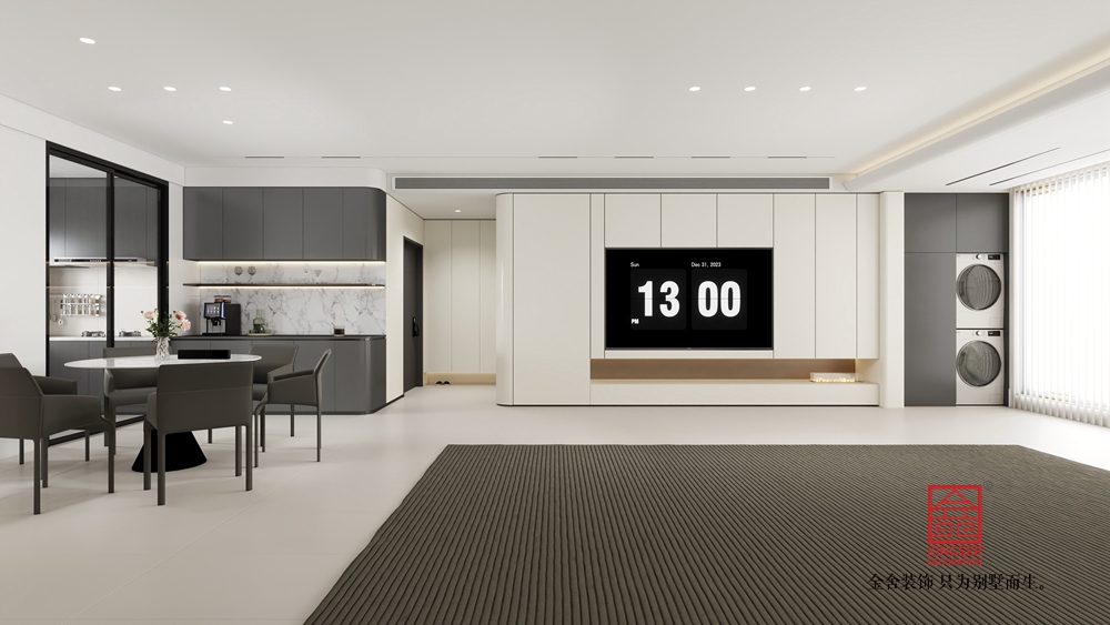 云和賦162平米現代簡約裝修-客廳