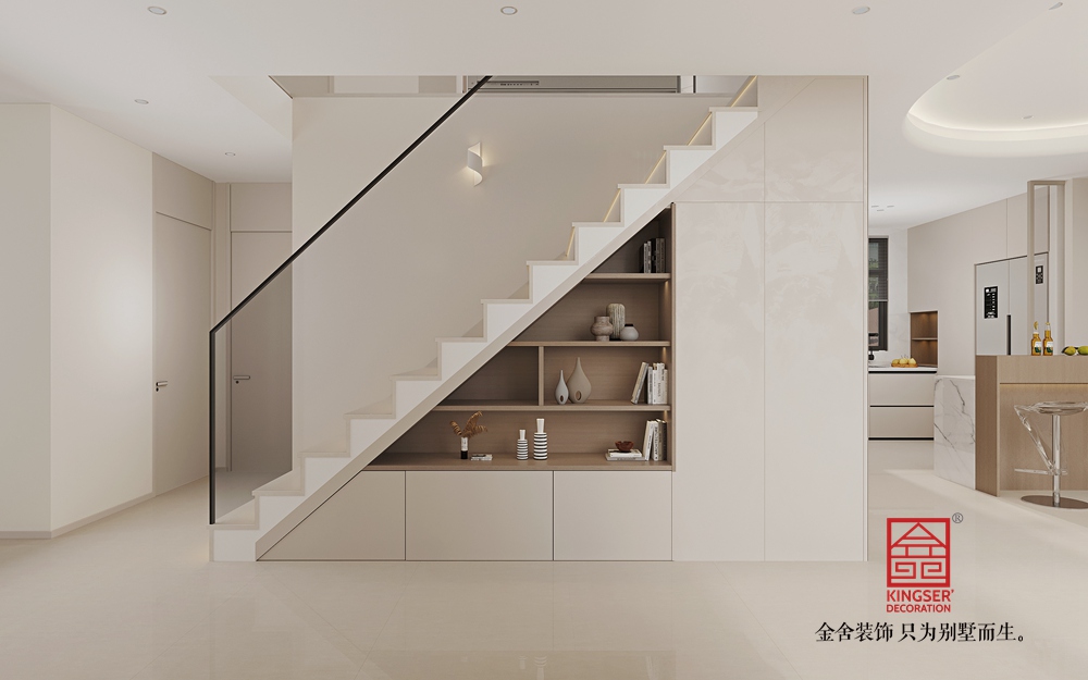 瑞凝府185平米意式風格裝修-樓梯